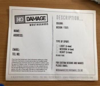 Complete No Damage Mailing Slip